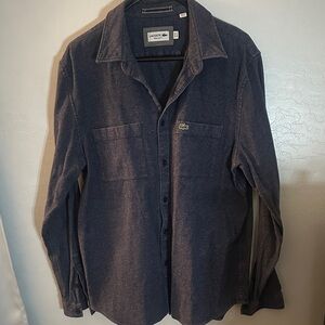 Lacoste Men's Dark Blue Shirt Jacket